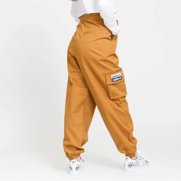 Adidas Originals - Cargo Track Joggers in Marigold - Picture 8 of 11